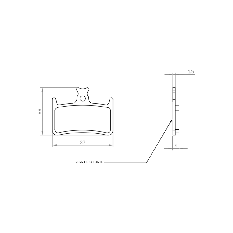 Pastillas de freno esperanza e4 - bicicleta electr