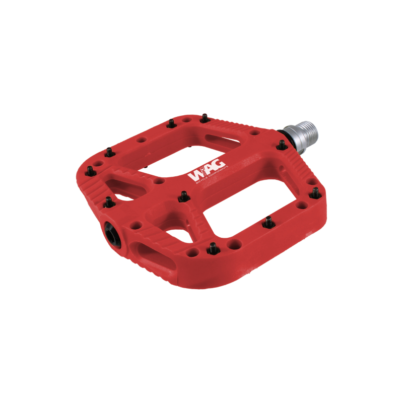 Pedales planos - rojo