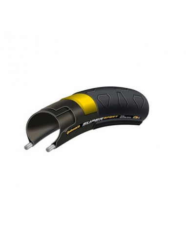 Cubierta 700x23c supersport plus negro rigida