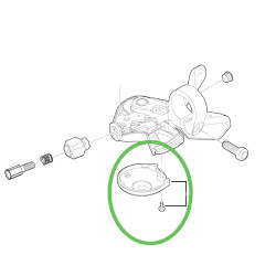 Tapa de maneta principal y...