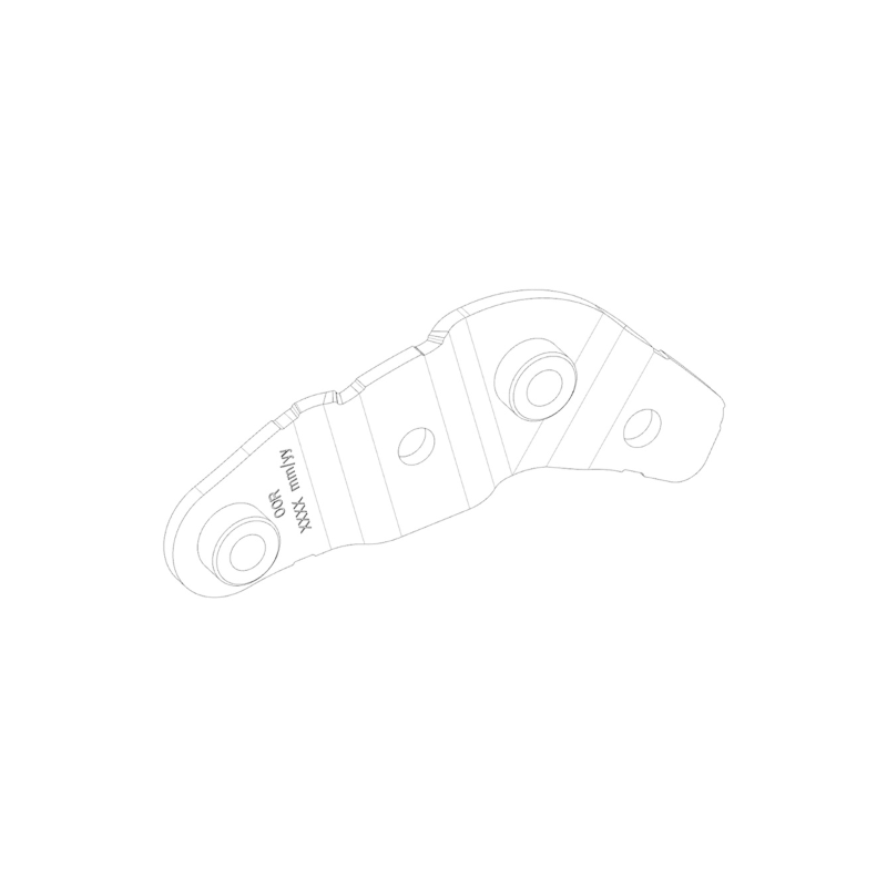 Placa de montaje transmision derecha larga bdu37yy