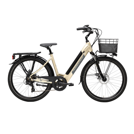 Bicicleta e1 2.0 lady e-bike 26" champangne bateria integrada