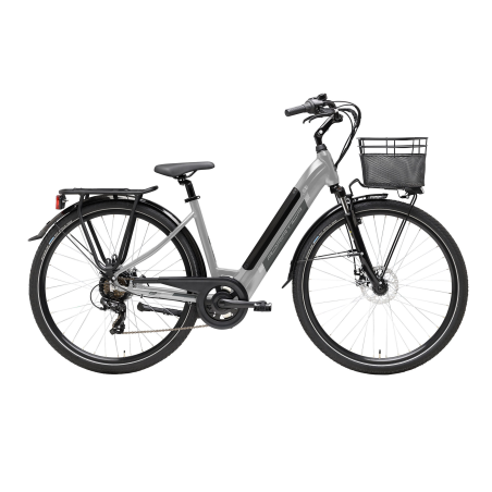 Bicicleta e1 2.0 lady e-bike 28" gris mate bateria integrada