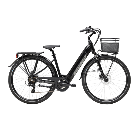 Bicicleta e1 2.0 lady e-bike 28" negro mate bateria integrada