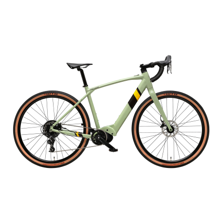 Bicicleta esir gravel e-bike t-s verde mate claro