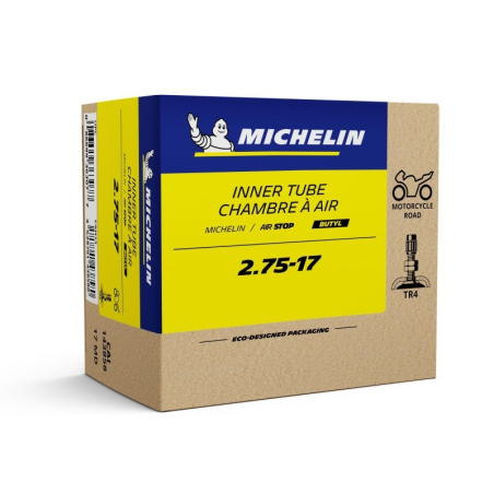 Camara para moto michelin 17 md 2.75-17  tr4