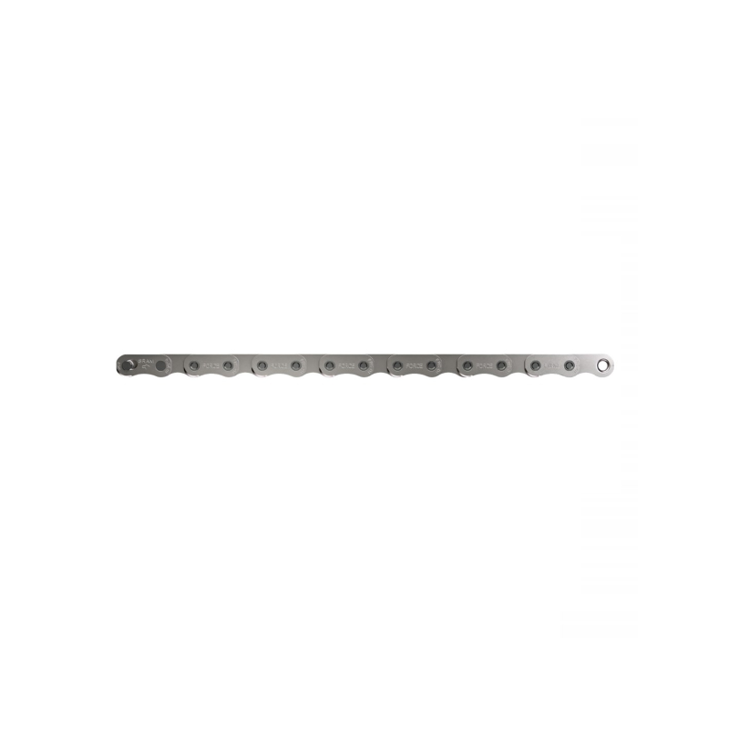 Cadena sram force axs flat top 12v (114 eslabones) plata