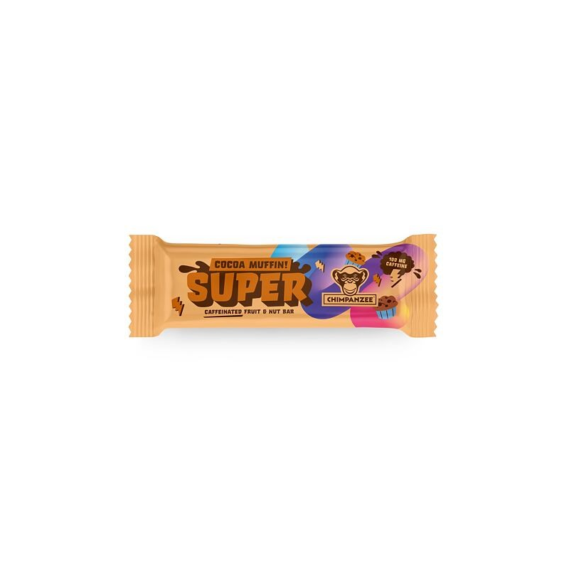 Caja 20 barritas super cocoa muffin  55gr chimpanzee