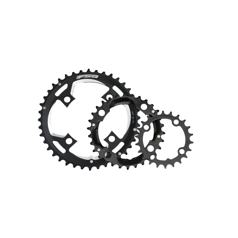 Plato comet 22d 68mm fsa mtb acero 2x3 10/11v wc073 negro