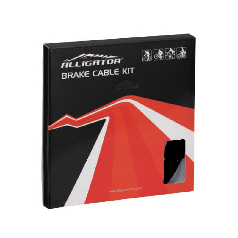 Kit fundas y cables de freno mtb/road inox negro