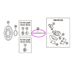 Varilla empuje nexus (86,85...