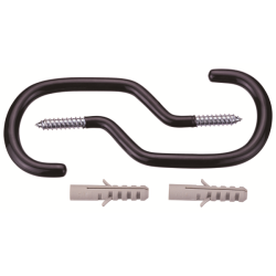 Ganchos de almacenamiento con funda de goma 2 unid