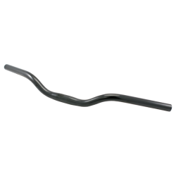 Manillar mtb/trekking doble altura 600mm/20º/70mm negro mate 25.4