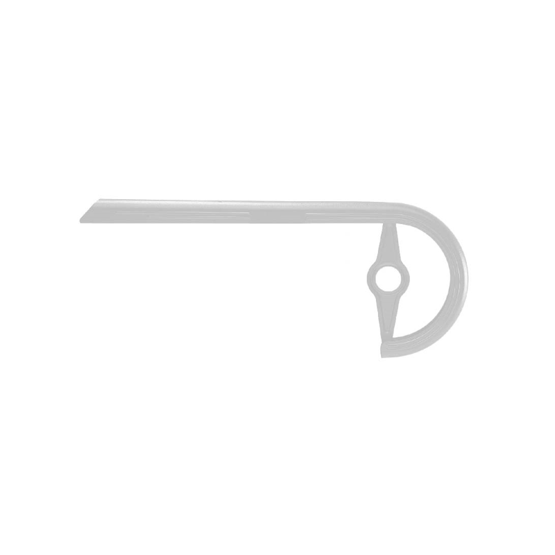 Protector platos con salvacadena platos 42/44d acero plata