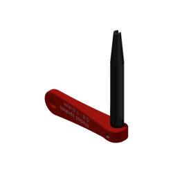 Llave radios aero v2 0,8-1,0mm rojo  dt swiss