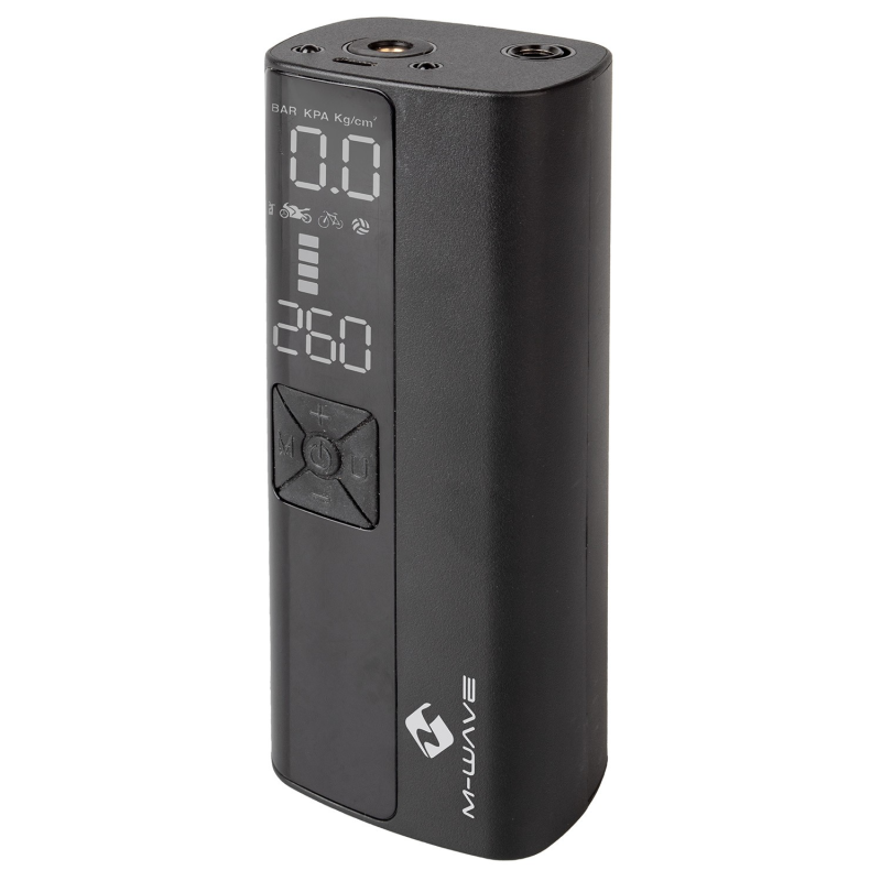 Mini compresor electrico con bateria 150psi/10 bar para coche/moto/bici/balones