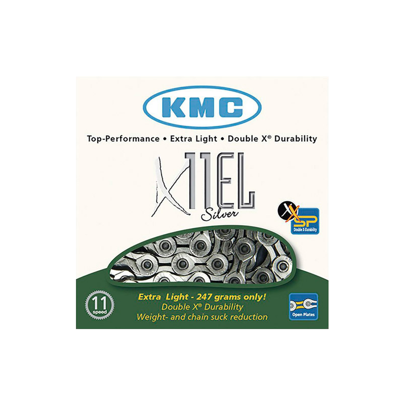 Cadena kmc x11 el plata 114 11v