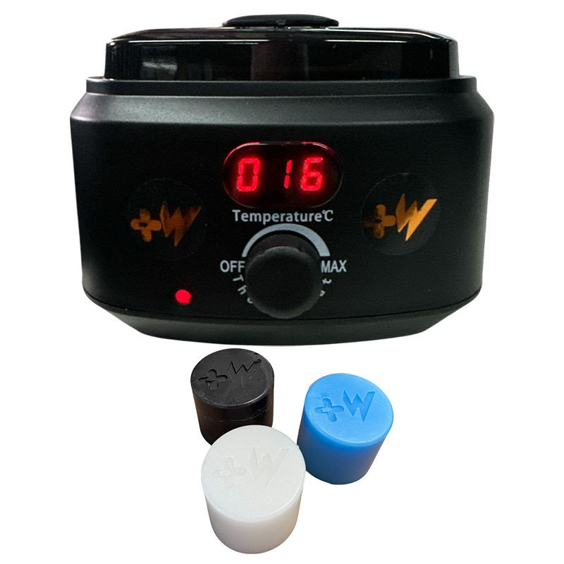 Maquina engrase cera caliente