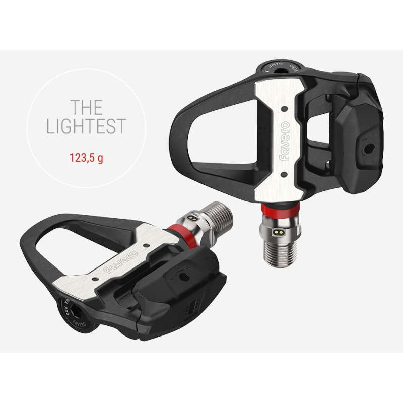 Par pedales assioma pro rs-2 con potenciometro carretera para calas shimano