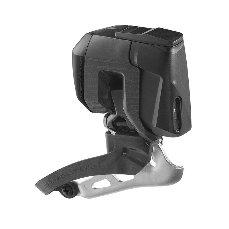 Desviador super record wrl 2x13v carbono negro