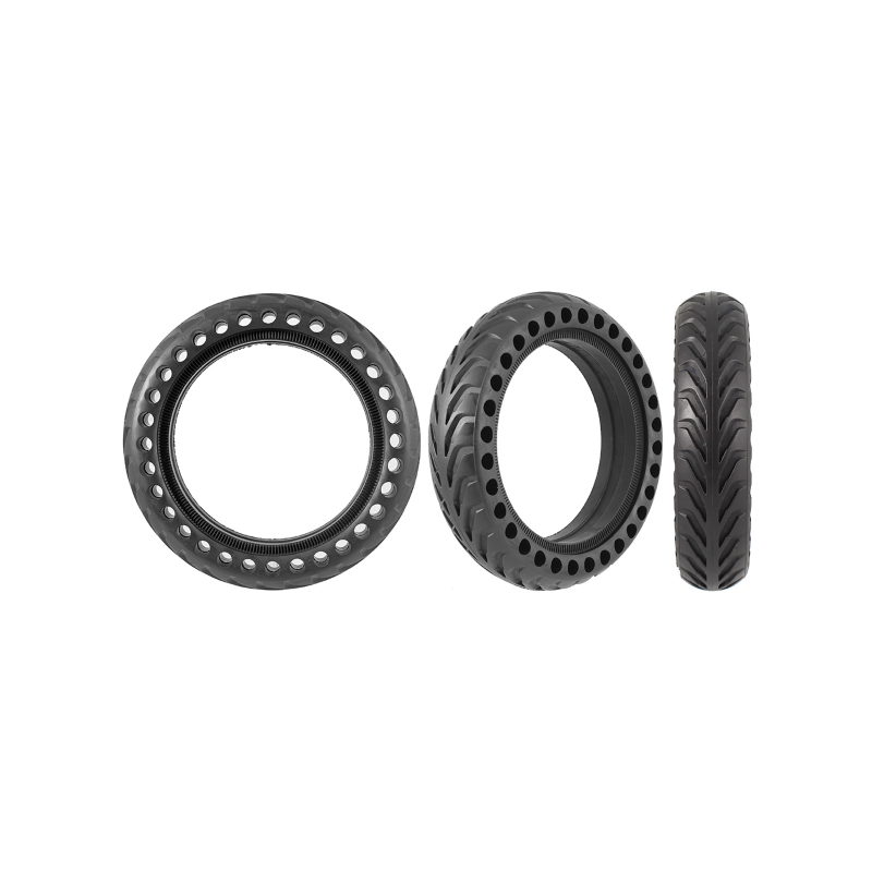 Cubierta 8 x 1-2 x 2 perforada patinete negro