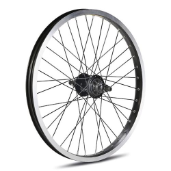 Rueda trasera zac-30 negra eje 14mm piñon 9d