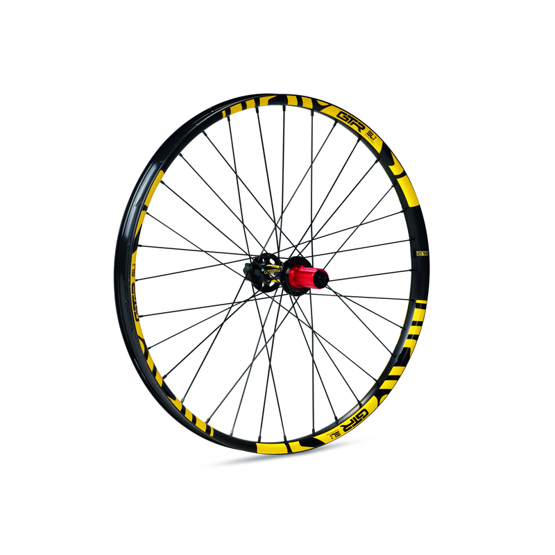 Rueda trasera 27.5 gtr sl25 boost plus amarillo 6t