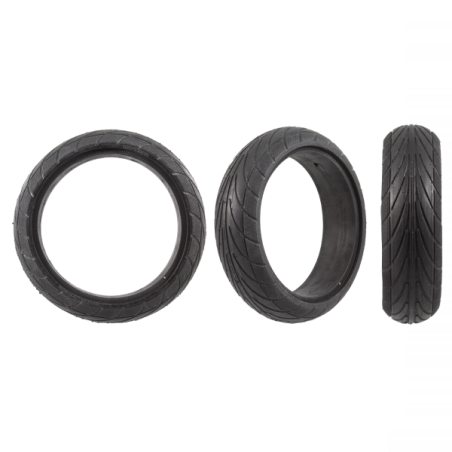 Cubierta 200 x 50 patinete negro maciza