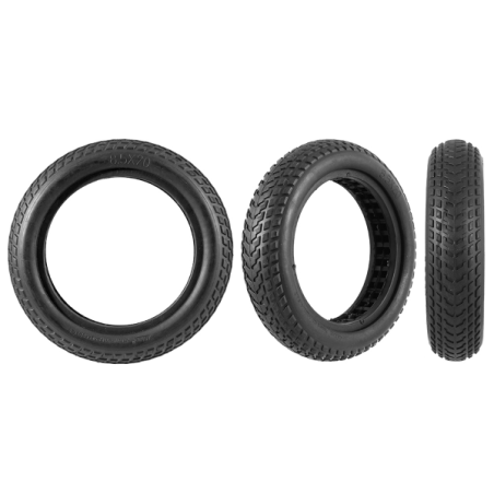 Cubierta 8 x 1-2 x 2 patinete negro maciza
