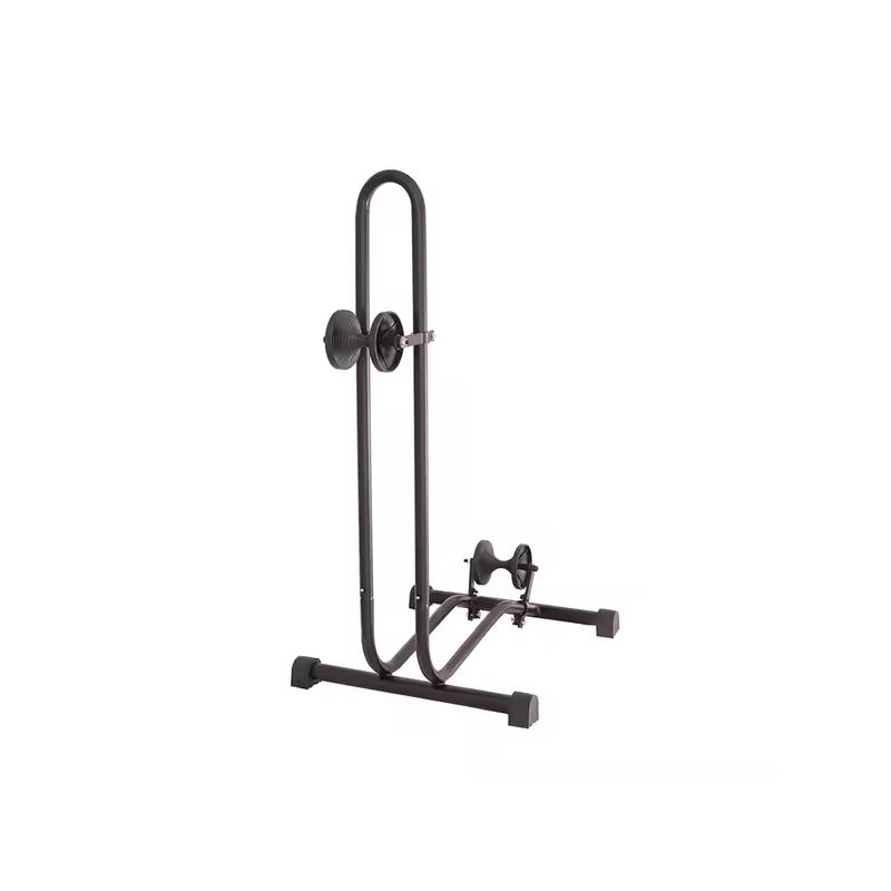 Expositor para bici desmontable 20"- 29" rodillos apto para anchura e-bikes 2,5 negro