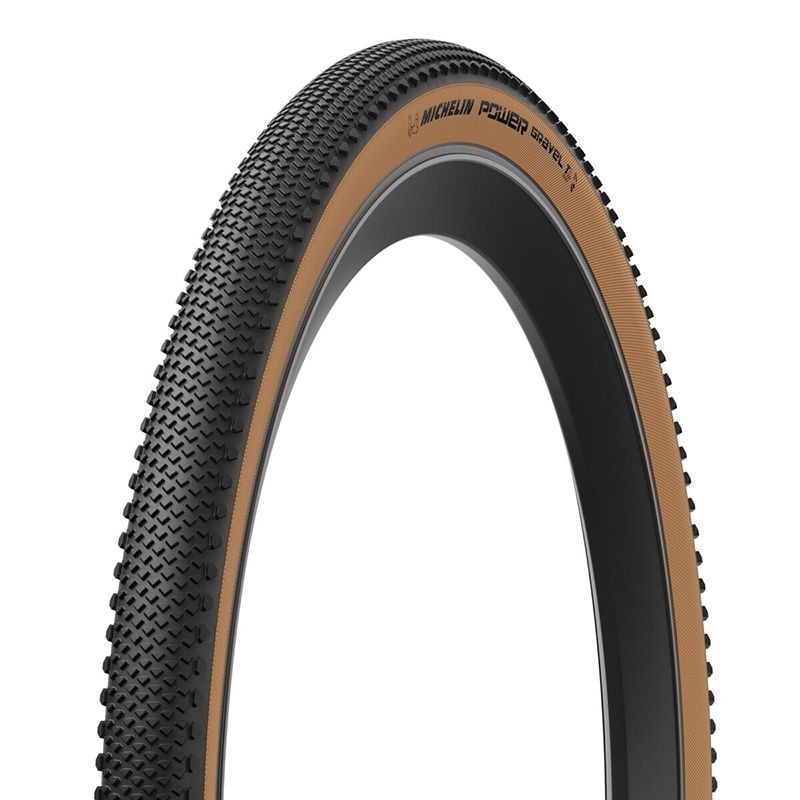 Cubierta 700x57 power gravel classic tubeless competition line plegable negro-marron