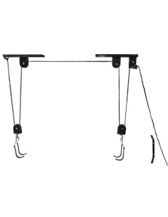 Expositor 1 bici al techo sistema polea bike-lift