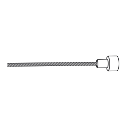 1 cable freno trasero carretera sti inox promax 2000mm