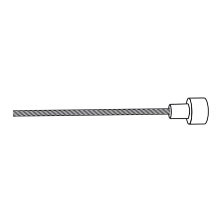 1 cable freno trasero carretera sti inox promax 2000mm