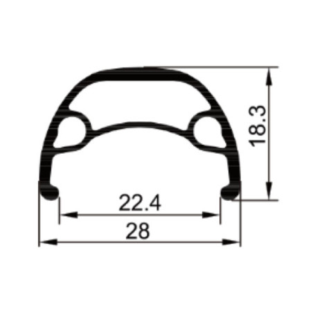 Rueda delantera 29" neu negra disco 6t