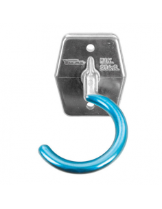 Gancho-soporte bicicleta alu con funda goma