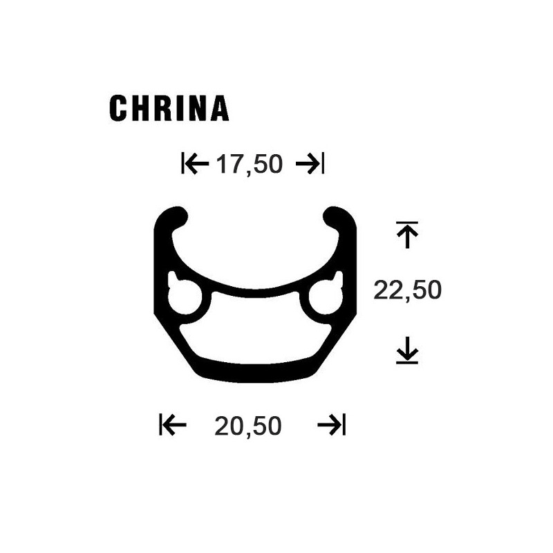 Rueda trasera chrina 700 plata c-cass 8-10v