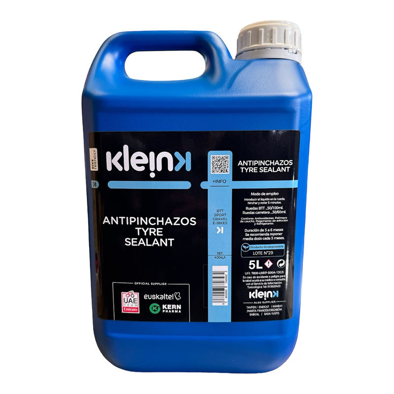 Liquido sellante latex anti-pinchazos klein 5 litr bio