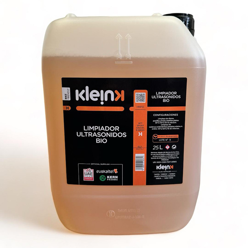 Liquido limpiador ecolog. maquina ut15b 25l klein para maquinas ultrasonidos