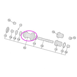 Buje trasero vision metron...
