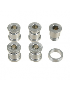 Kit tornillos plato macho+ hembra+espe.allen plata