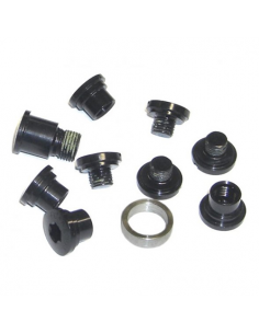 Jgo tornillos  de plato macho+hembra+esp.neg torx