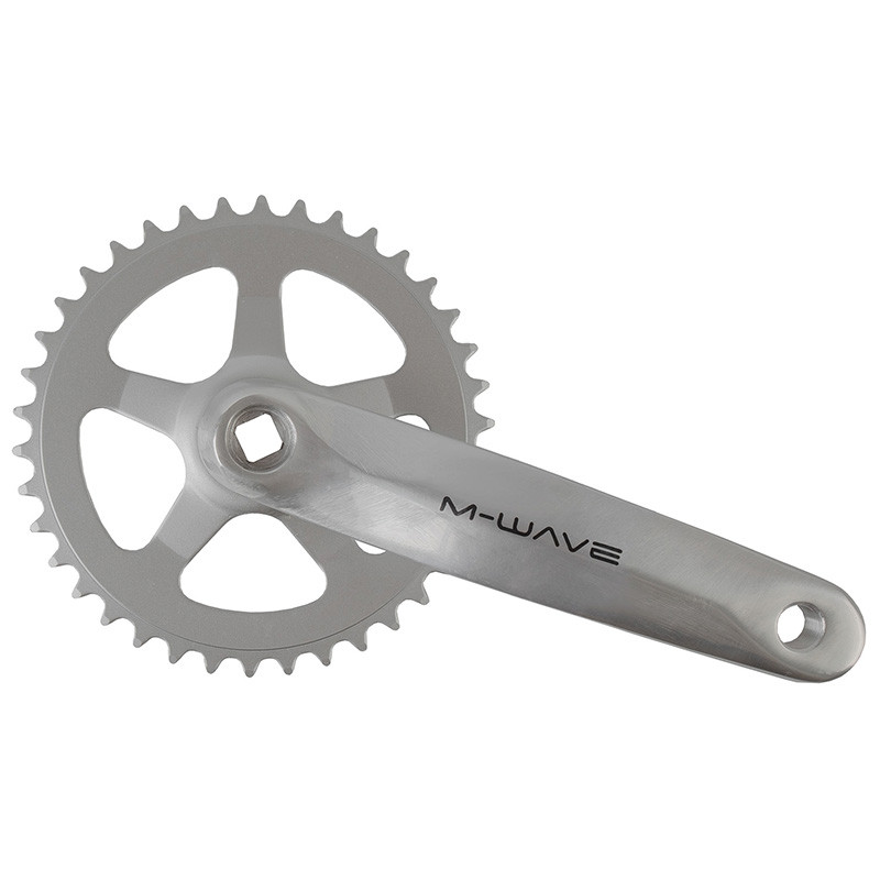Jgo bielas single speed m-wave 170x38 plata