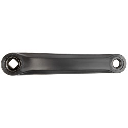 Biela izda 170mm cubierta de plastico negra rombo