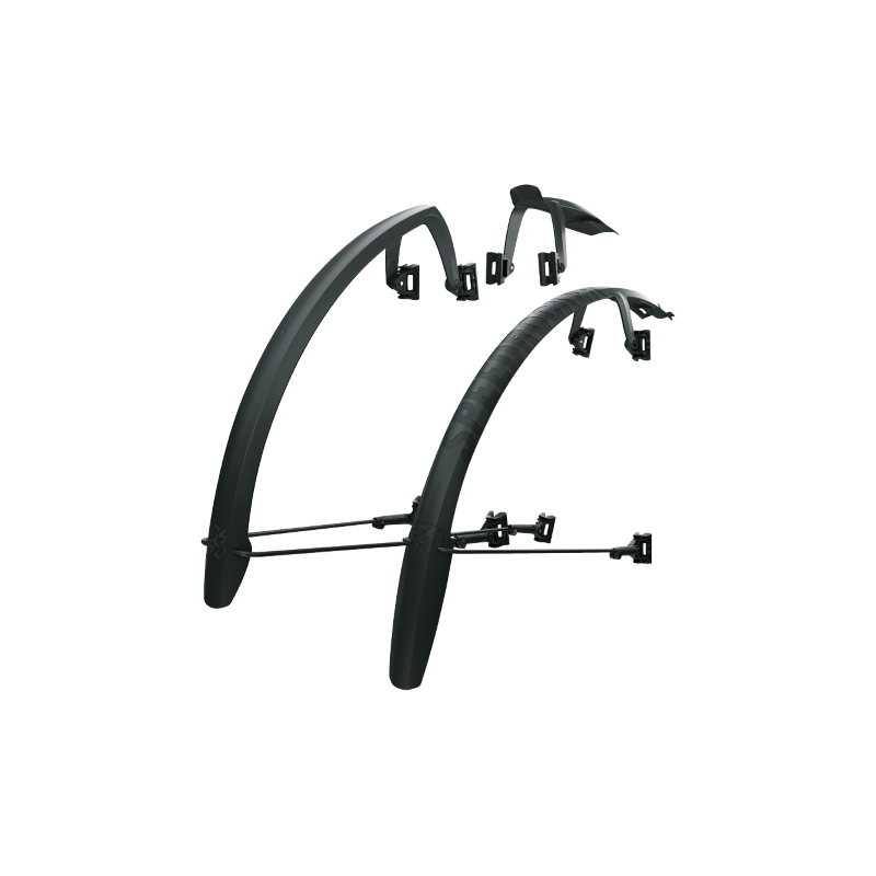 Juego guardabarros speedrocker negro