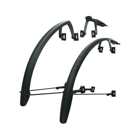 Juego guardabarros speedrocker negro