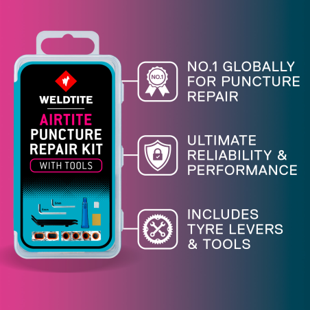 Kit de reparación de pinchazos airtite con herrami