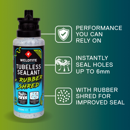 Líquido antipinchazos para tubeless weldtite 240ml