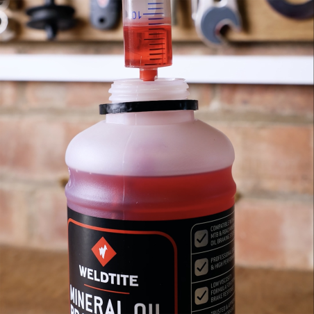 Líquido de frenos weldtite mineral para frenos hid