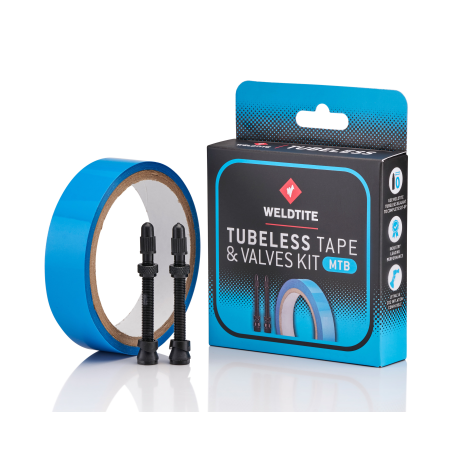 Cinta tubeless 24mm de 10m + 2 valvulas tbls 55mm